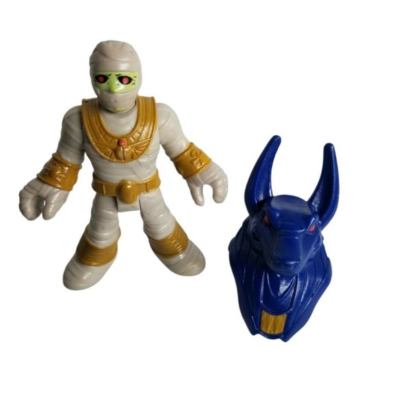 Imaginext Toys Fisher Price Imaginext Egyptian Mummy Guard Blind Bag Figure Cowl Accessory